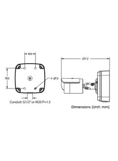 ESPANIA CCTV CAMERA METAL BOX SQUARE (WATER & DUST PROOF)  - Image 4
