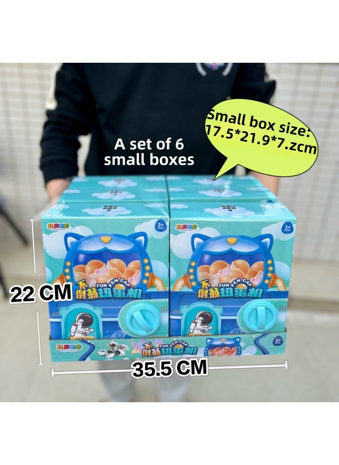 Children's Cartoon Gashapon Machine Dinosaur Doll Bracelet Jewelry Blind Box Ball Desktop Interactive Toy Girl's Year Gift-Color:1677-71 Jewelry Gashapon Machine [gift Box]  - Image 4