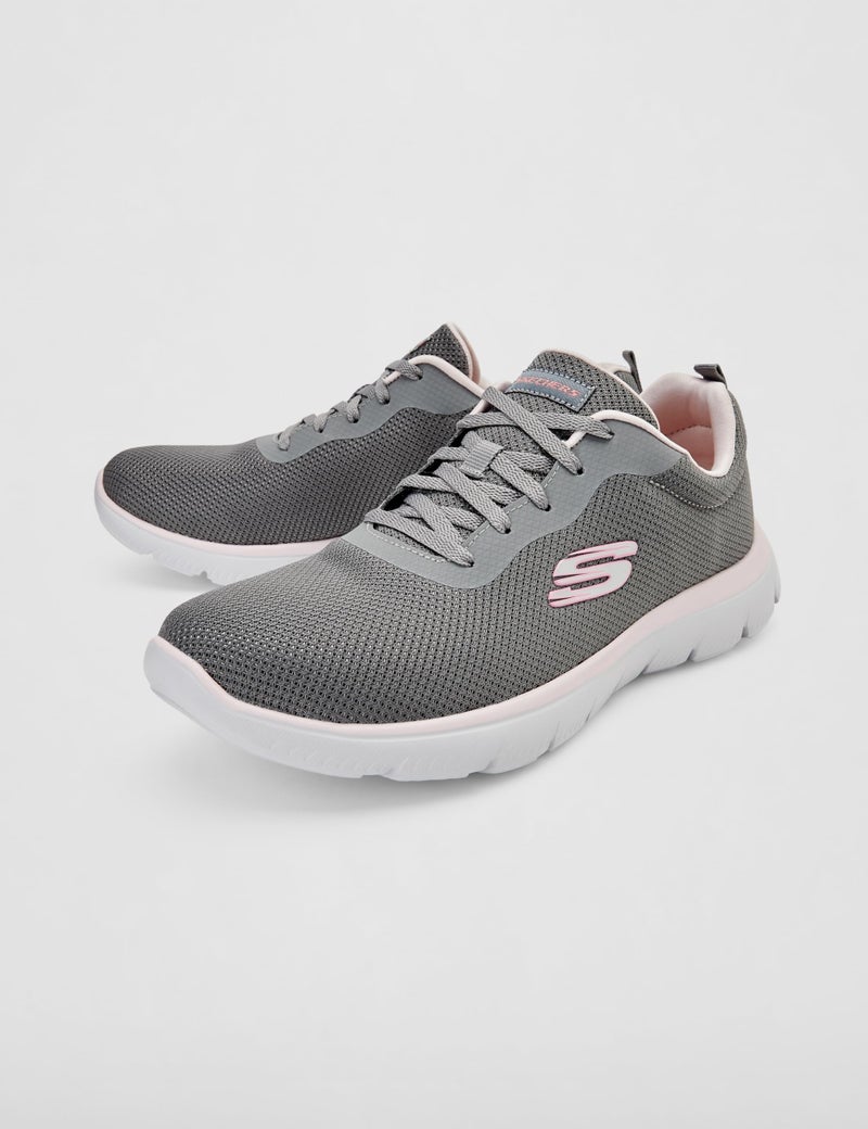 Skechers-Women's Casual Shoes-SUMMITS-896219ID-CCPK-6 Charcoal/Pink - Image 5
