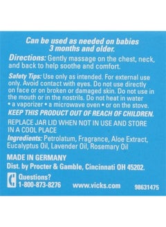 Vicks BabyRub Soothing Vapor Ointment - 1.76 oz  - Image 3