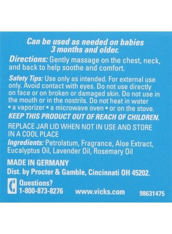 Vicks BabyRub Soothing Vapor Ointment - 1.76 oz  - Image 3