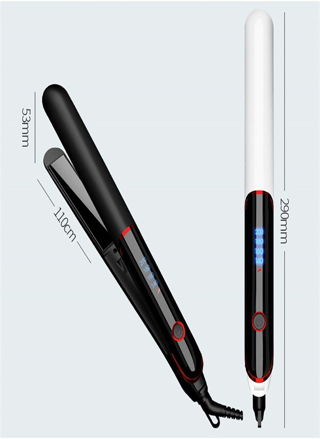 Arabest - Hair Straightener, Fast Heat Titanium Hair Straightener for Stylish Styles, 2-in-1 Hair Straightener and Curler Dual Voltage Styling Tool for Professional Salon Straightening/Curling/Waving - Image 1