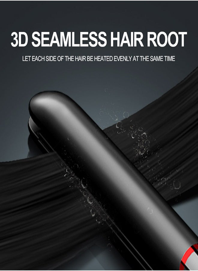 Arabest - Hair Straightener, Fast Heat Titanium Hair Straightener for Stylish Styles, 2-in-1 Hair Straightener and Curler Dual Voltage Styling Tool for Professional Salon Straightening/Curling/Waving - Image 1