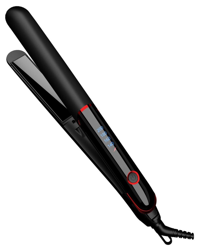 Arabest Hair Straightener, Fast Heat Titanium Hair Straightener for Stylish Styles, 2-in-1 Hair Straightener and Curler Dual Voltage Styling Tool for Professional Salon Straightening/Curling/Waving - Image 1