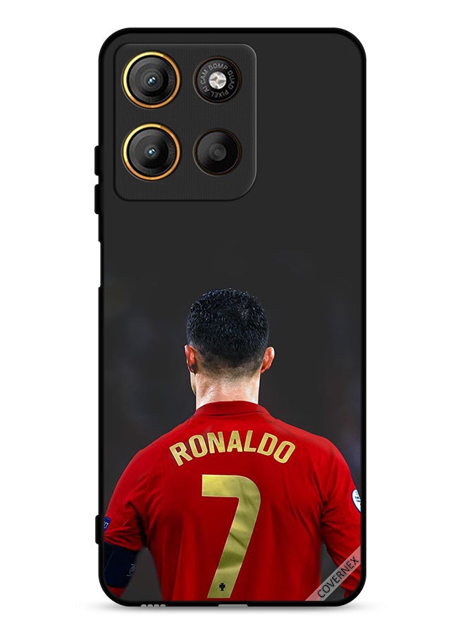 Covernex Motorola Moto G15 Protective Case Cover Ronaldo The Goat Of Football