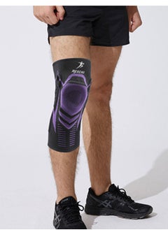 NIBEMINENT Silicone Shock Absorption Sports Knee Pads, Wide Range of Sports Knee Brace for Fitness Running Basketball, Breathable Knee Support Enhance Knee Stability, Knee Strap Relieve Knee Stress  - Image 5