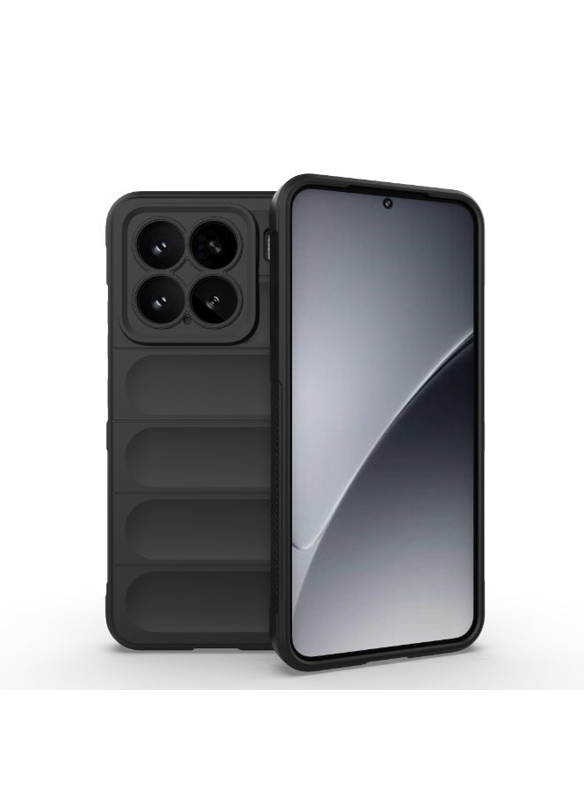 Case For Xiaomi 15 5G  , - Shockproof Brushed Protection Cover - Heavy Duty Case With Ultra Protection For Camera Slip-Resistant - Black - Image 1