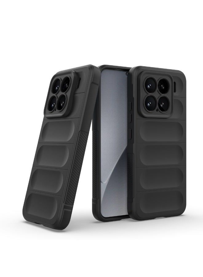 Case For Xiaomi 15 5G  , - Shockproof Brushed Protection Cover - Heavy Duty Case With Ultra Protection For Camera Slip-Resistant - Black - Image 5