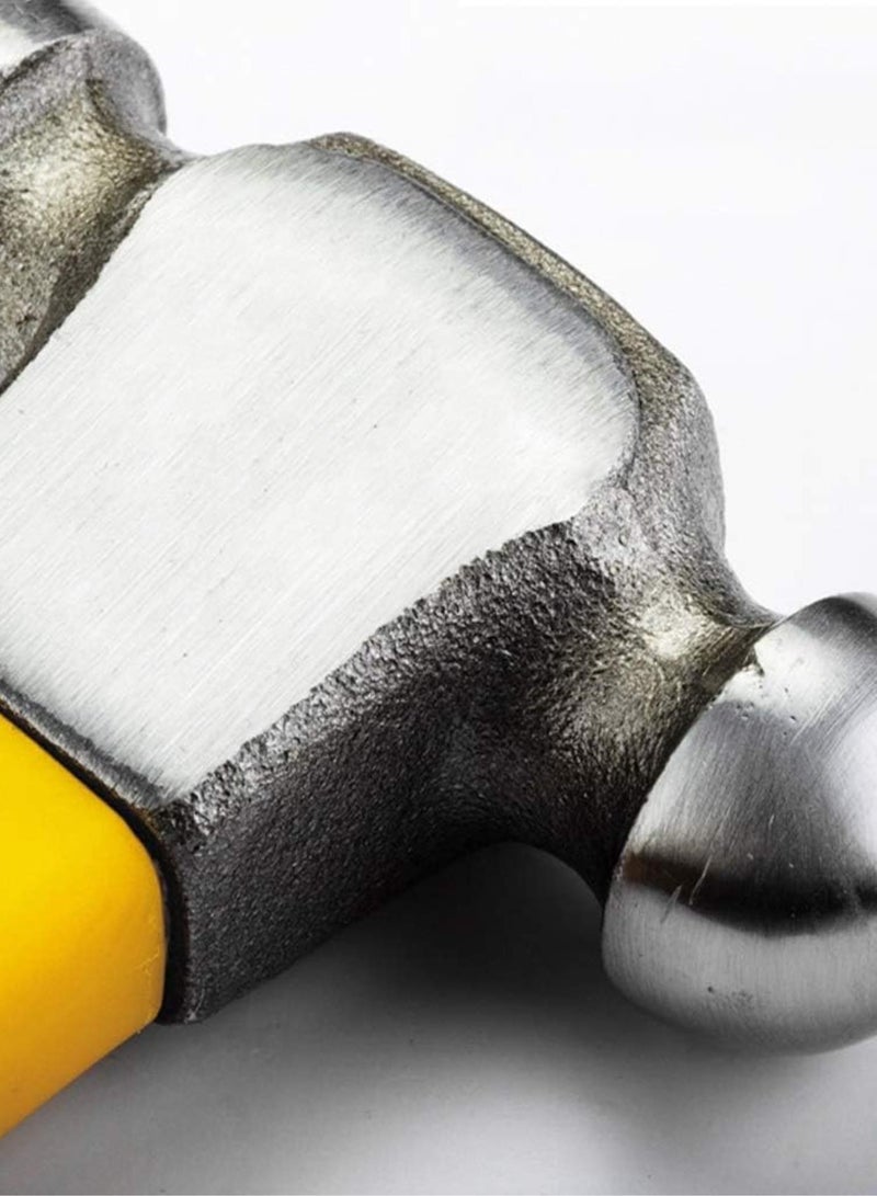 GGOOT Tools Hammer Glass Fiber Handle Embedded Round Head Hammer Woodworking Household Hand Hammer Hardware Tools Three Sizes Are Widely Used Multi-Function Hammer (Size : M) (Multi colored) - Image 3