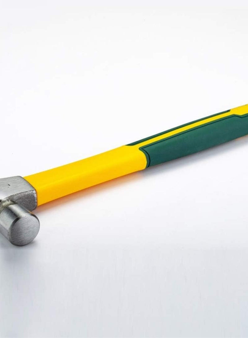 GGOOT Tools Hammer Glass Fiber Handle Embedded Round Head Hammer Woodworking Household Hand Hammer Hardware Tools Three Sizes Are Widely Used Multi-Function Hammer (Size : M) (Multi colored) - Image 1