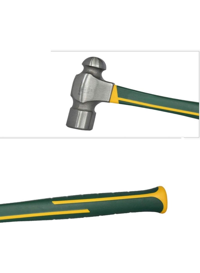 GGOOT Tools Hammer Glass Fiber Handle Embedded Round Head Hammer Woodworking Household Hand Hammer Hardware Tools Three Sizes Are Widely Used Multi-Function Hammer (Size : M) (Multi colored) - Image 4