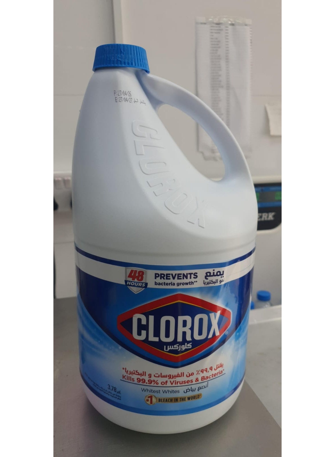 Clorox Disinfecting Bleach, 3.78 Litres