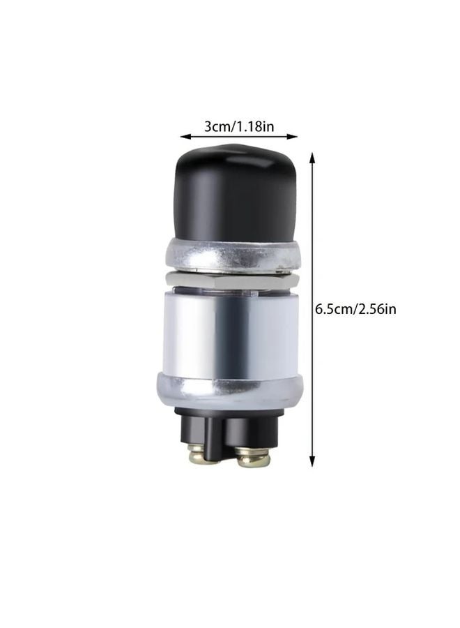 مفتاح تشغيل إشعال ثقيل 12 فولت 24 فولت 60 أمبير مع زر ضغط و حامل تركيب، قطعة واحدة - Image 3