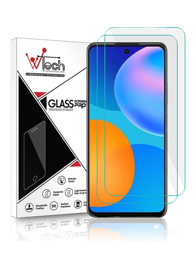 Wtech Pack Of 2 Tempered Glass Screen Protectors For Huawei Y7a Clear - Image 1