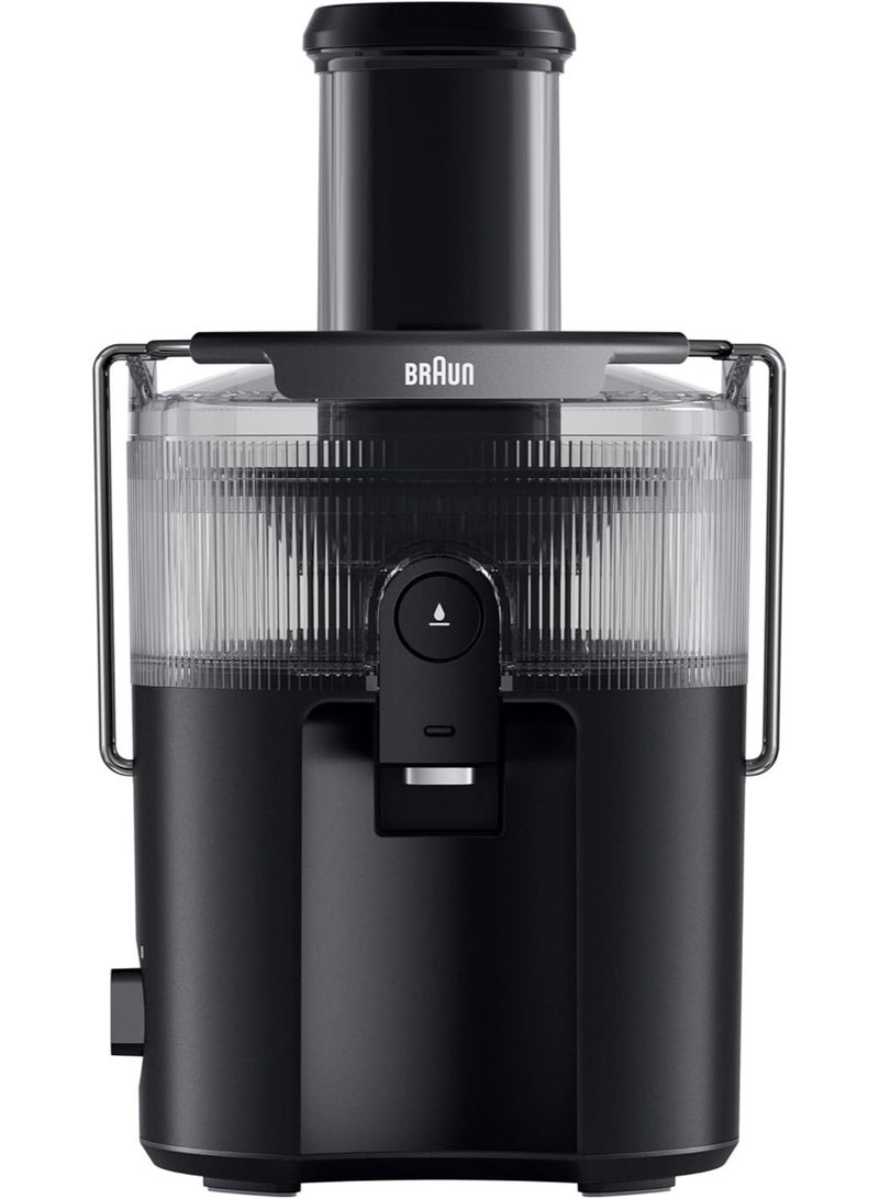 Braun MultiJuice 5 SJ5000 Centrifuge Juicer with ColdXtract Technology, 800W, Black 1.5 L 800 W SJ5000 BLACK - Image 1