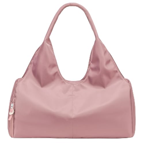 Forestfish Yoga Gym Bag For Women With Shoes Compartment & Wet Dry Storage Pockets Lightweight Duffel Bag, Pink - Image 1