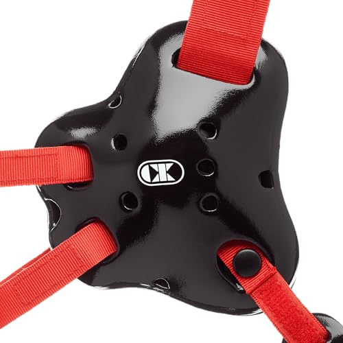 Cliff Keen Fusion Wrestling Headgear (Black/Scarlet) - Image 2