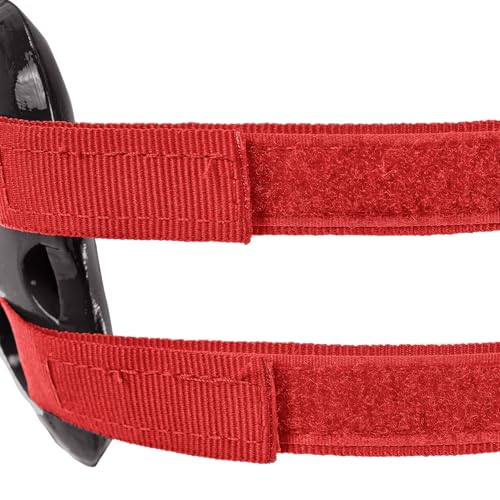 Cliff Keen Fusion Wrestling Headgear (Black/Scarlet) - Image 4