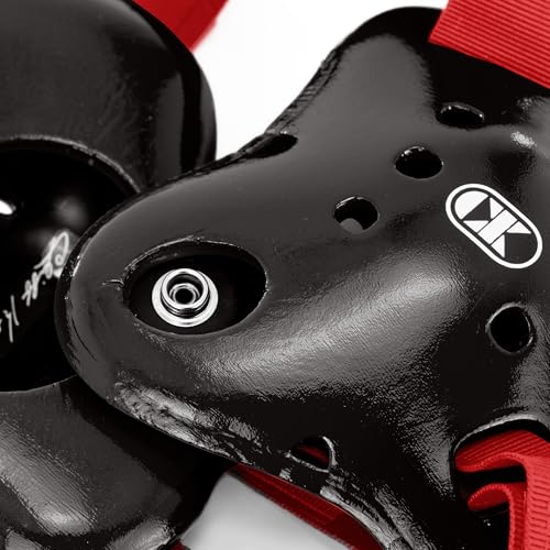 Cliff Keen Fusion Wrestling Headgear (Black/Scarlet) - Image 3
