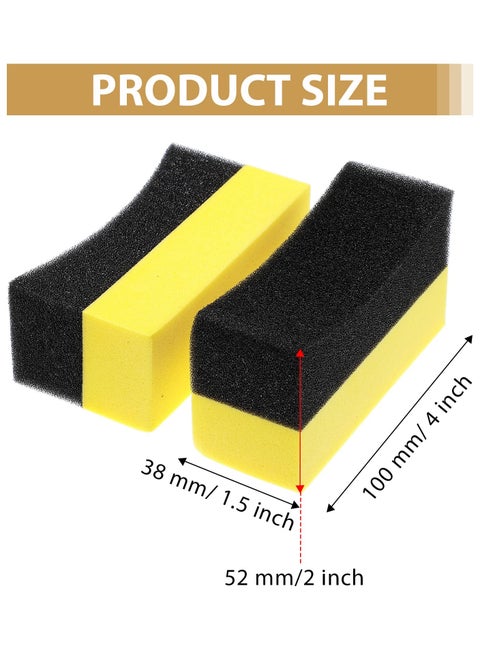 Auto Car Wheel Tire Waxing Polishing Compound Cleaning Pad Brush