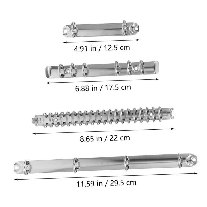 Loose Leaf Binder with Metal Spine Inserts for Office School and DIY Projects Notebook Binding System - Image 3
