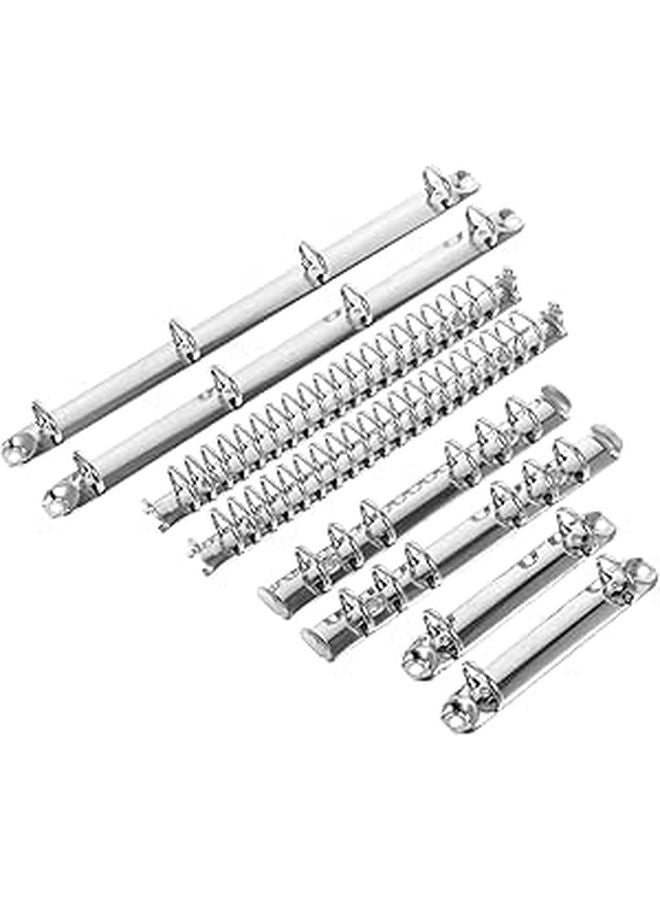 Loose Leaf Binder with Metal Spine Inserts for Office School and DIY Projects Notebook Binding System - Image 1