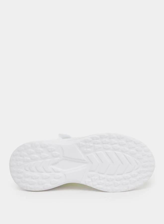 Styli Styli Textured Knit Hook and Loop Sneakers