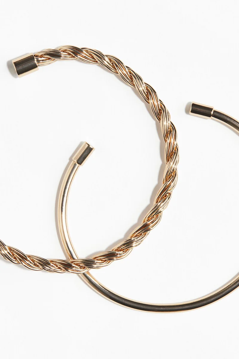 H&M 2-pack cuff bracelets