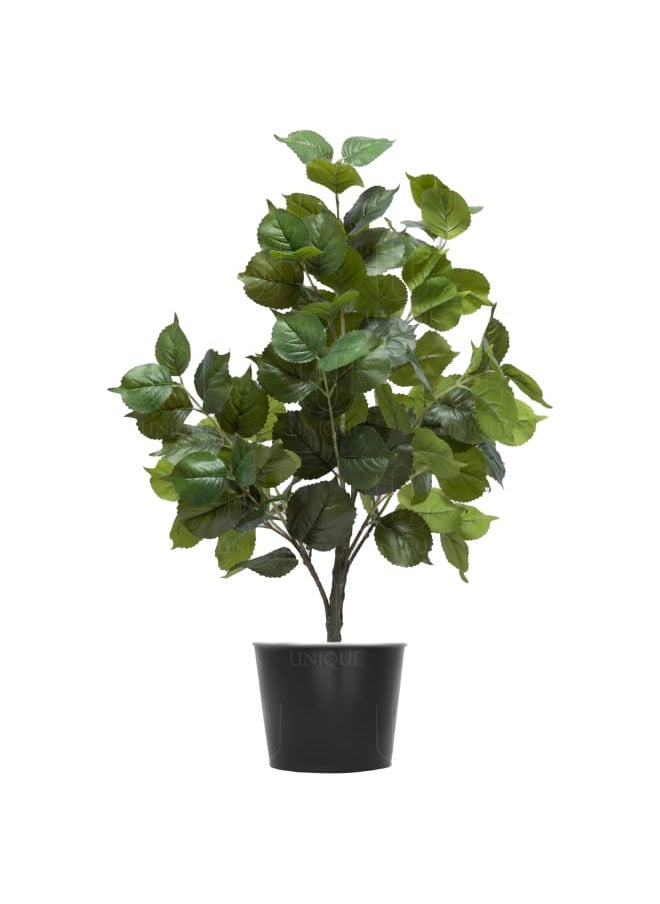 Unique Pots And Plants Blueberry Artificial Double Trunks Tree Green Leavs H100CM 
