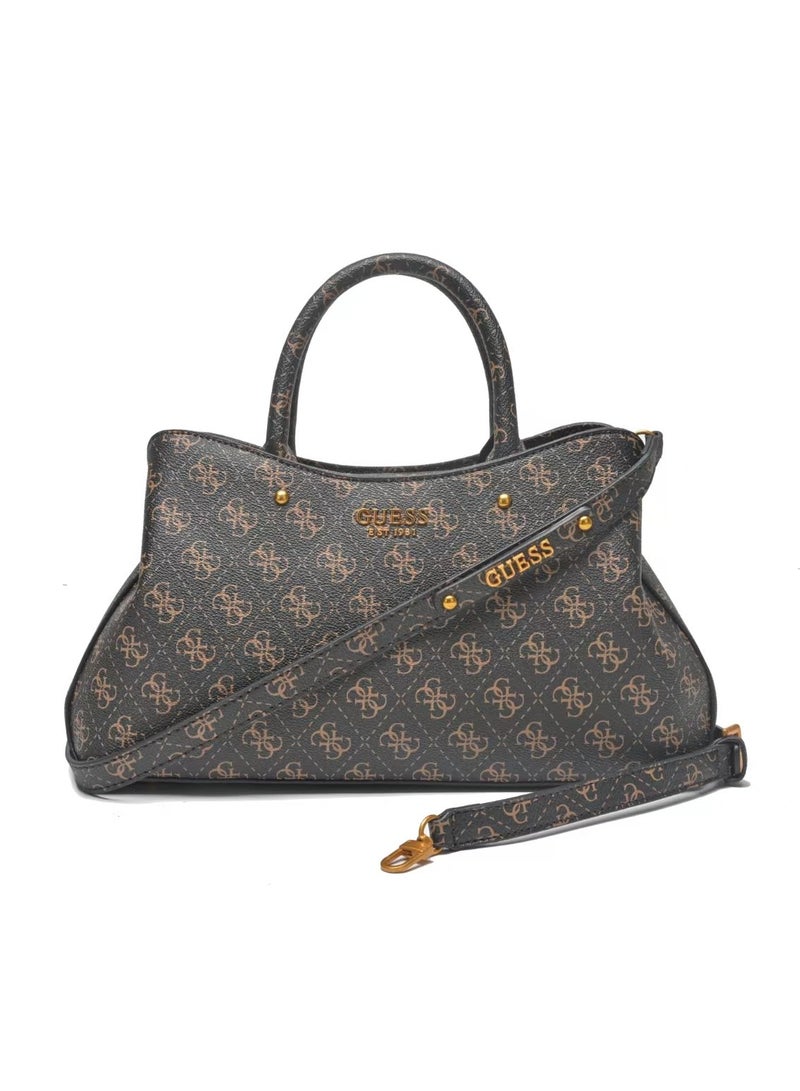 GUESS Women's Large Capacity Multi-layer Tote Handbag Crossbody Bag 36×22×13cm 