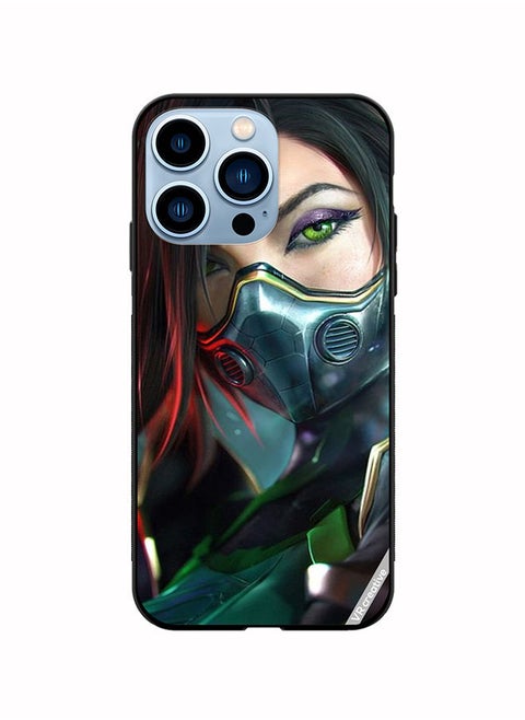 Protective Case Cover For Apple iPhone 13 Pro Vipe Valorant Design Multicolour
