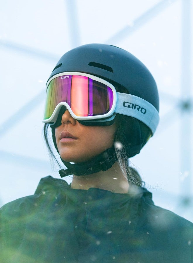 Giro Womens Moxie Ski/Snow Goggles - Grey Botanical - Grey Cobalt/Yellow Lens - Image 5