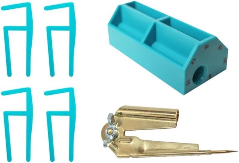 مشبك تثبيت باب الخزانة 16-20 مم، أداة تحديد الخشب، مجموعة متعددة المواصفات - Image 1