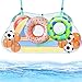 Profully Pool Floats Storage Bag Foldable Swimming Pool Hanging Mesh Organizer for BallsFloatsWater Inflatable Toys and Other Pool Accessories Green - Image 3