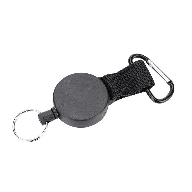 60cm Stainless Steel Wire Rope Retractable Key Chain Stretching Key Clasp Anti Lose Keyring - Image 2