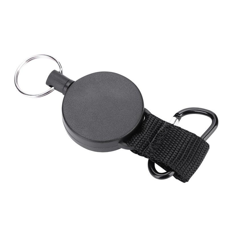 60cm Stainless Steel Wire Rope Retractable Key Chain Stretching Key Clasp Anti Lose Keyring - Image 3