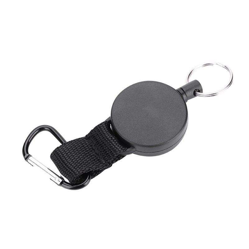 60cm Stainless Steel Wire Rope Retractable Key Chain Stretching Key Clasp Anti Lose Keyring - Image 4