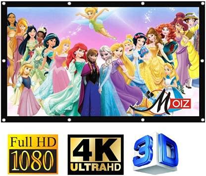 Savsol® 2023 Upgraded 77 inch Projector Screen,4K HD 16:9 Portable Video Screen Foldable Anti-Crease Indoor Outdoor for Home, Office, Classroom Screen (Width 170.18 cm x 96.52 cm Height) - Image 5