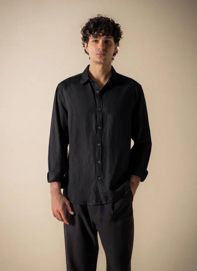 شايبس RELAXED FIT TENCEL SHIRT