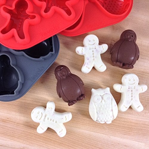 Tovolo Novelty Penguin Ice Cube Mold Trays, Flexible Silicone, Dishwasher Safe - Image 4