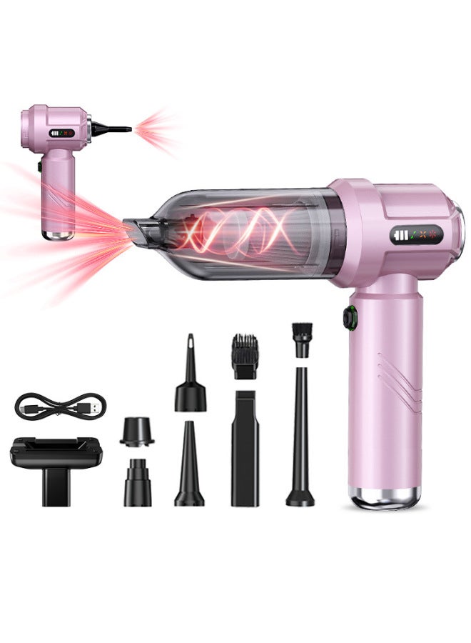 Car Vacuum Cleaner Small Large Suction Household Car Portable Inflatable Dual-purpose Hand-held Car Blow Dust Collector - Image 1