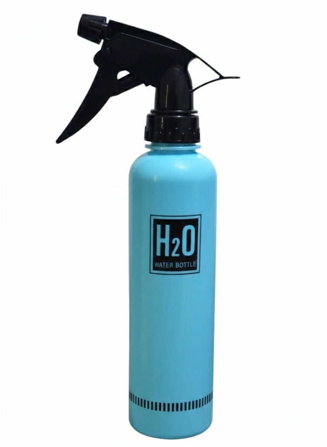 H2O Professional 500ml Hairdressing & Beauty Water Sprayer – Fine Mist Technology for Even Spray – Multi-Purpose Use for Hair Styling, Skin Moisturizing, Body Cooling, and Plant Watering – Lightweight Portable Design with Easy Press Trigger – Ideal for Salons, Home, Travel – Light Blue - Image 4