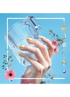 TsMADDTs 720PCS Coffin Press On Nails, TsMADDTs 24 Colors Medium Coffin Fake Nails, Acrylic Short Ballerina False Nail tips with Nail Glue, Nail File, Nail Tabs, Stickers & Tweezer for Nail Art DIY  - Image 4