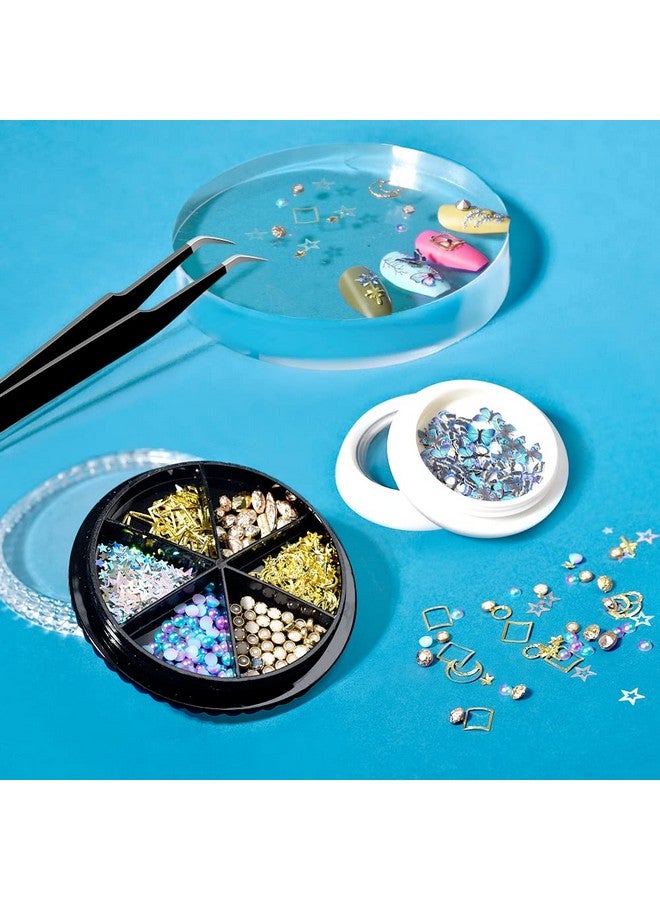 TsMADDTs 720PCS Coffin Press On Nails, TsMADDTs 24 Colors Medium Coffin Fake Nails, Acrylic Short Ballerina False Nail tips with Nail Glue, Nail File, Nail Tabs, Stickers & Tweezer for Nail Art DIY - Image 2