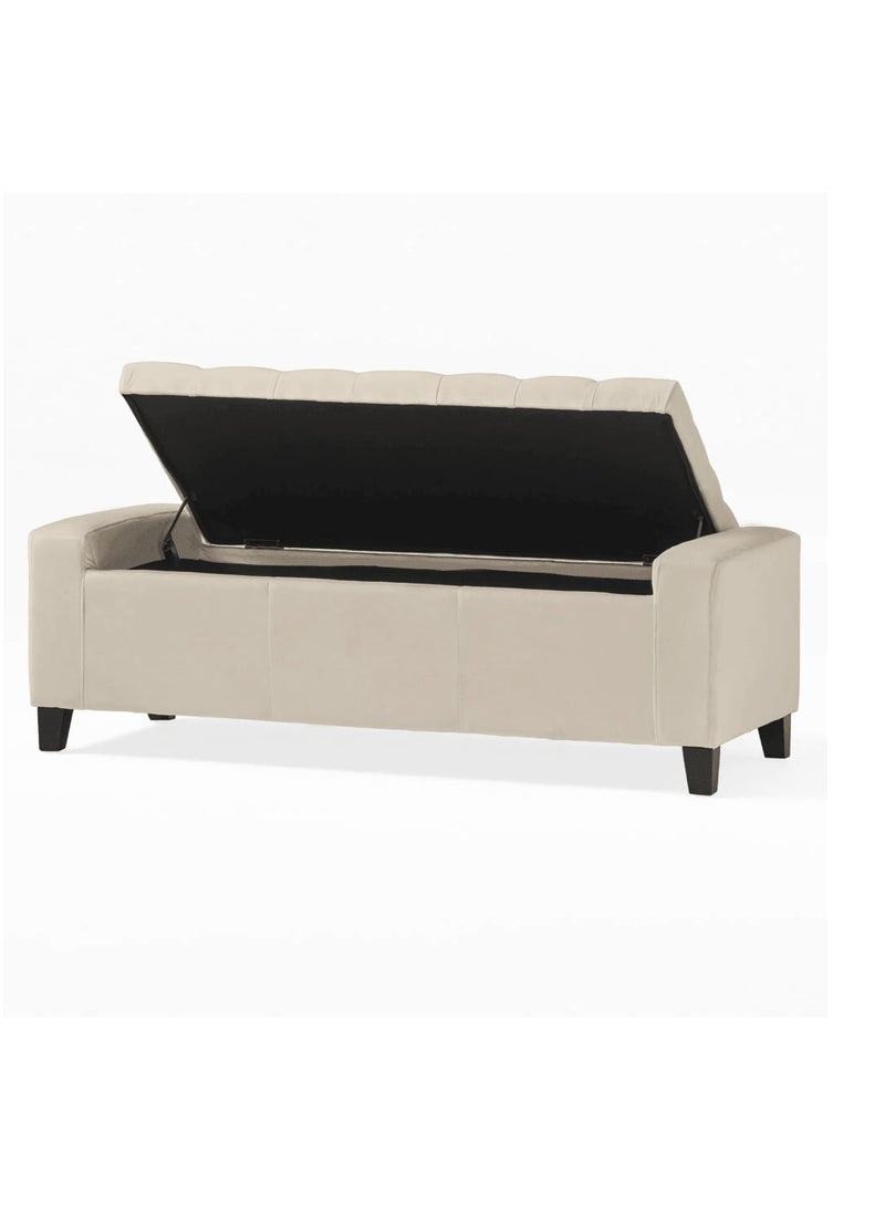 وودن تويست أريكة مصنوعة يدويًا بأزرار معنقدة بتصميم قابل للطي للتخزين - Image 5