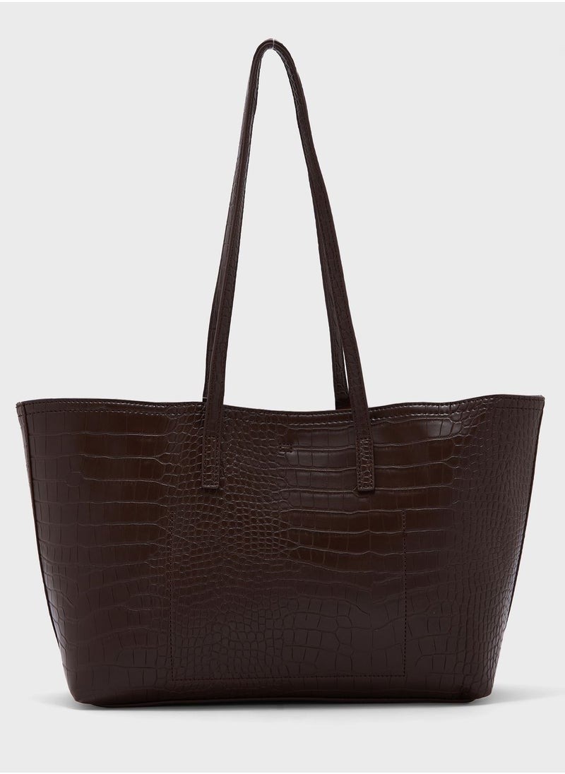 ELLA - Croc Tote Bag - Image 1