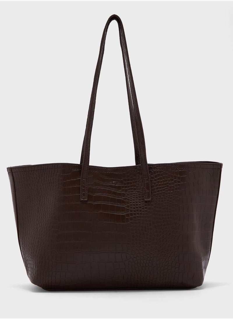 ELLA - Croc Tote Bag - Image 1