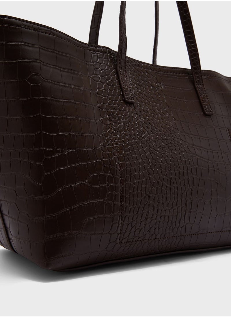 ELLA - Croc Tote Bag - Image 1