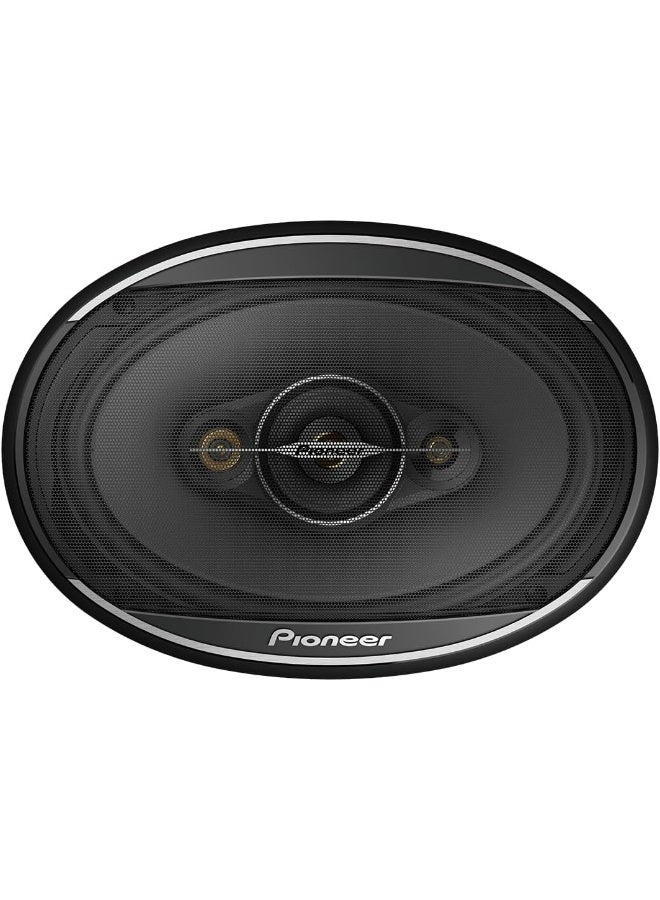 بايونير مكبر صوت Pioneer TS-A6968S رباعي الاتجاهات، 450 واط كحد أقصى/90 واط RMS، بطول 9 بوصات × ارتفاع 6 بوصات، أسود - Image 1