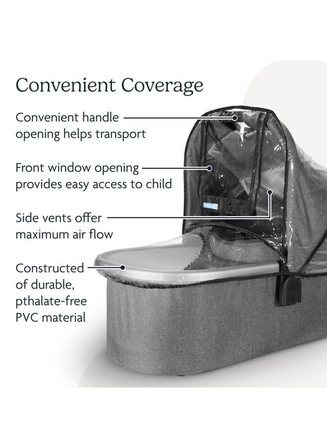 UPPAbaby Bassinet Rain Shield, CLEAR  - Image 3